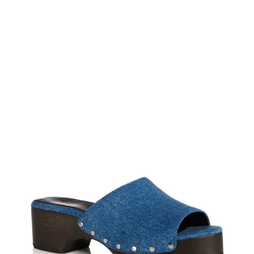 NWT rag & bone Women's Mara Clog Platform Slide Sandals